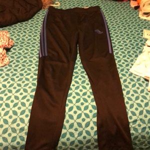 Black Typical football Adidas joggers